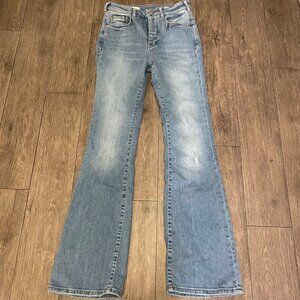 Anthropologie Light Blue Flare Jeans